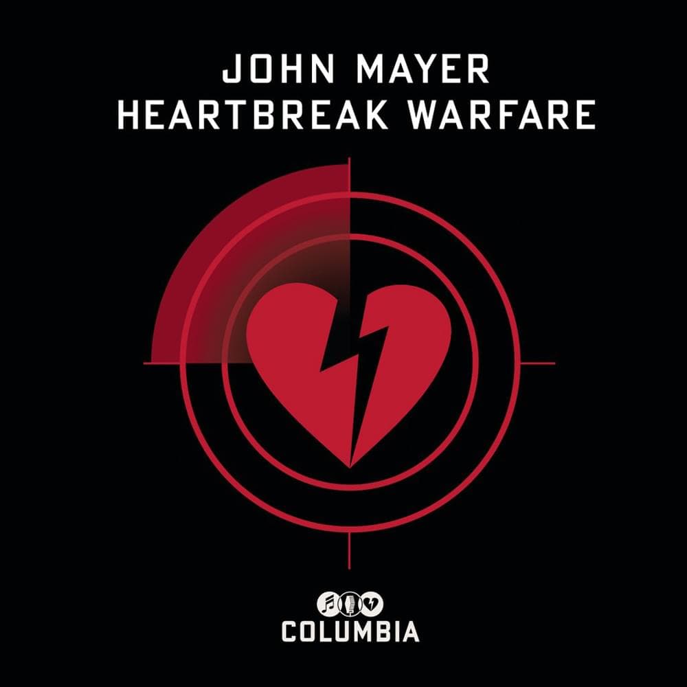 Album cover art for "Heartbreak Warfare" by John Mayer