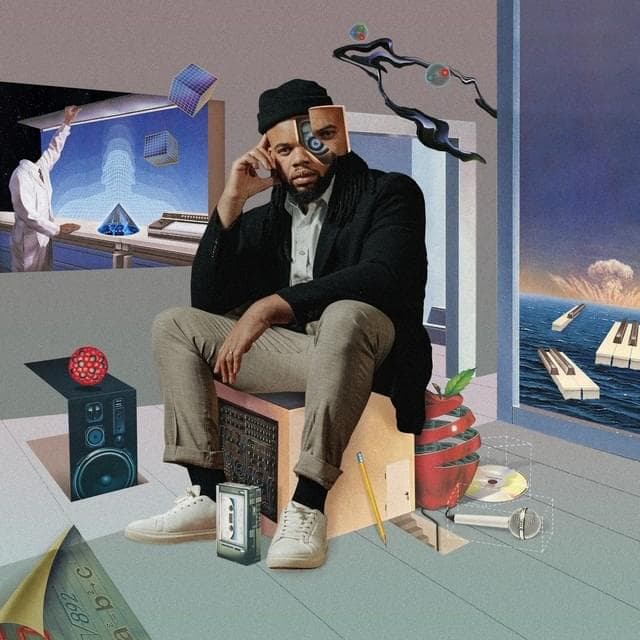 Album cover art for "CELESTIALS." by Mazbou Q