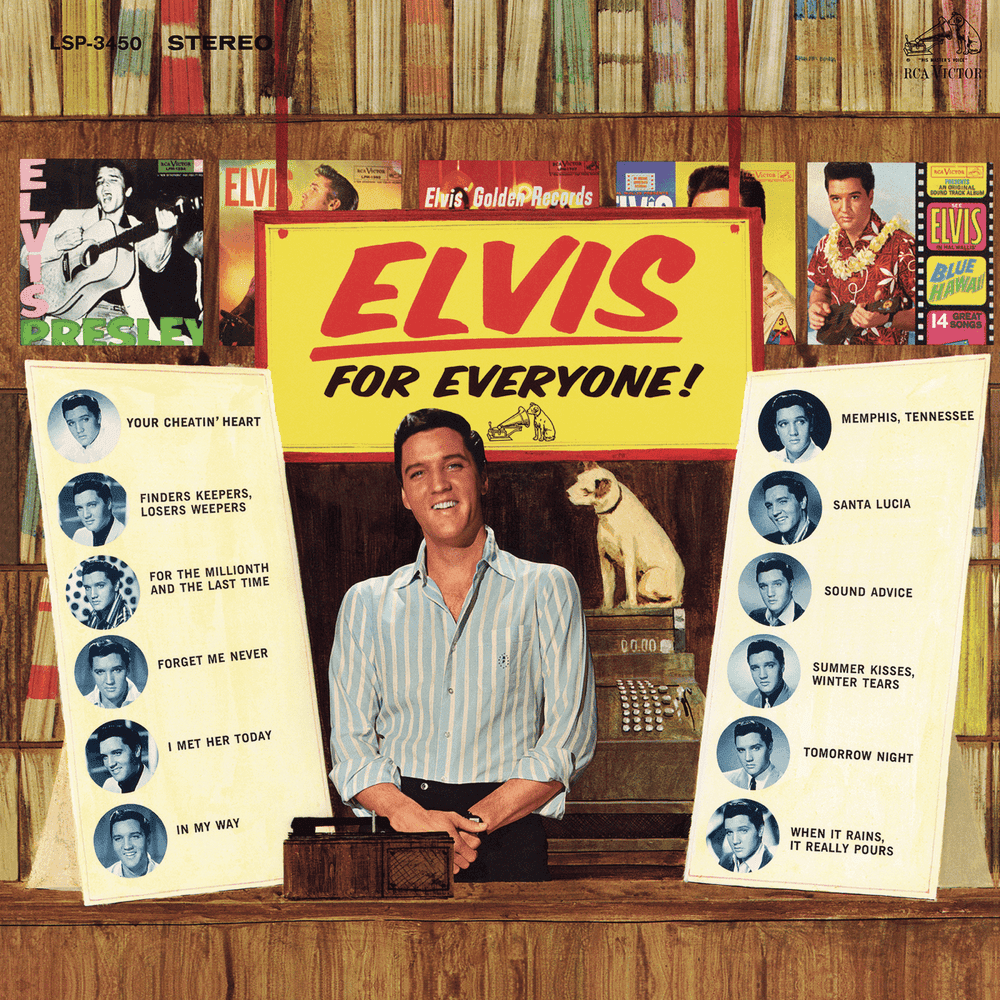 Album cover art for "Memphis, Tennessee" by Elvis Presley
