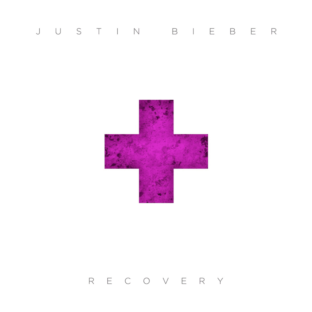 Album cover art for "Recovery" by Justin Bieber
