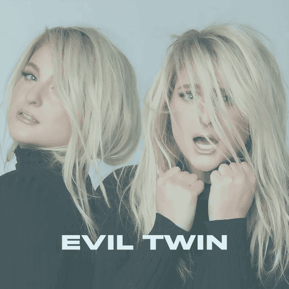 Album cover art for "Evil Twin" by Meghan Trainor