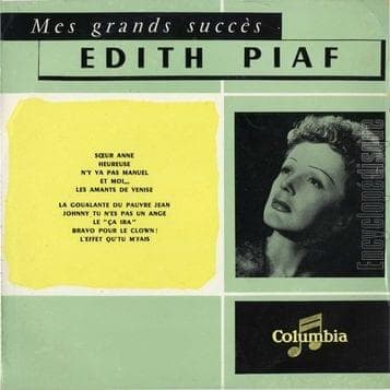 Album cover art for "L'Effet Que Tu Me Fais (The Effect You Have On Me)" by Édith Piaf