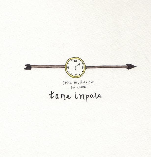 Album cover art for "The Bold Arrow of Time" by Tame Impala