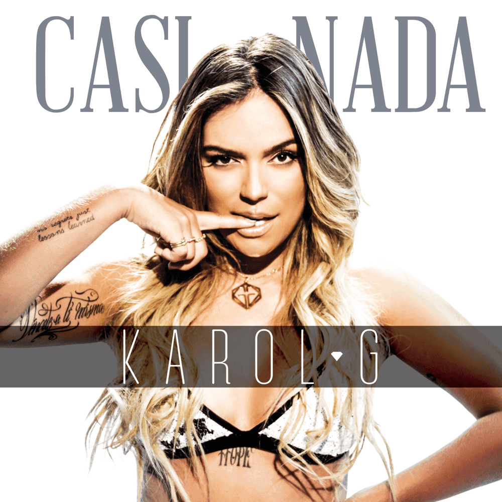 Album cover art for "Casi Nada" by KAROL G