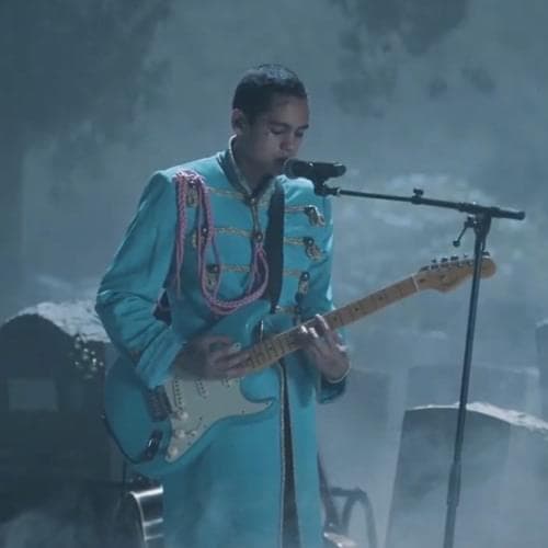 Album cover art for "Rollerblades / Bubbly Cover (Grubhub Live)" by Dominic Fike