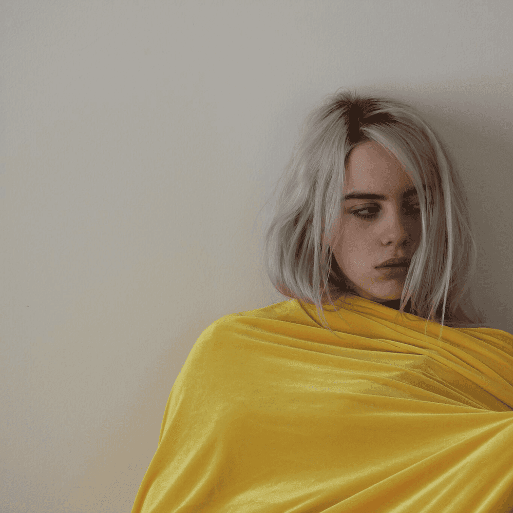 Album cover art for "Bored" by Billie Eilish