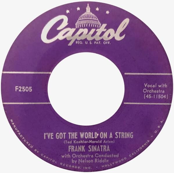 Album cover art for "Портаменто (Portamento)" by Frank Sinatra