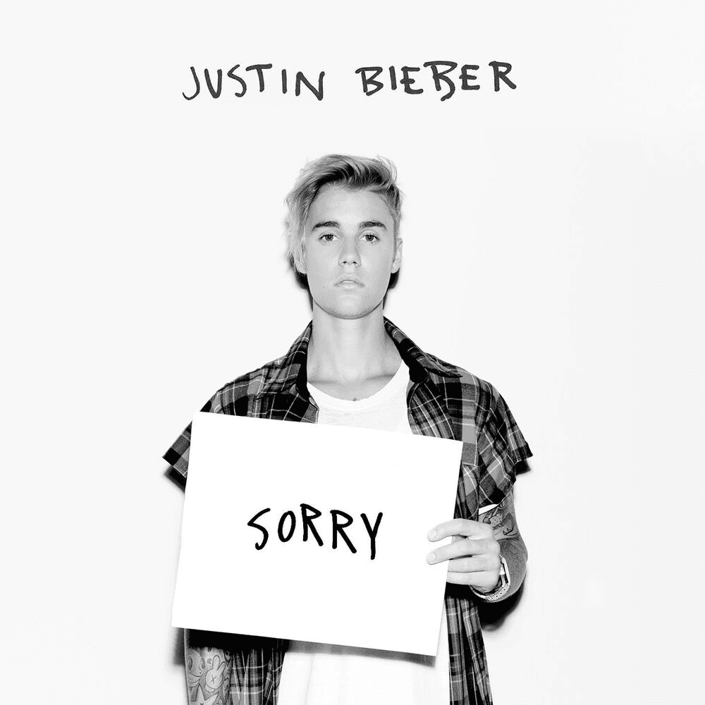 Album cover art for "Sorry" by Justin Bieber