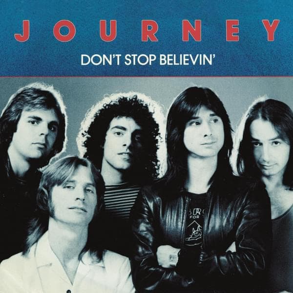 Album cover art for "Don't Stop Believin'" by Journey