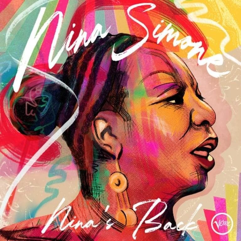 Album cover art for "For a While" by Nina Simone