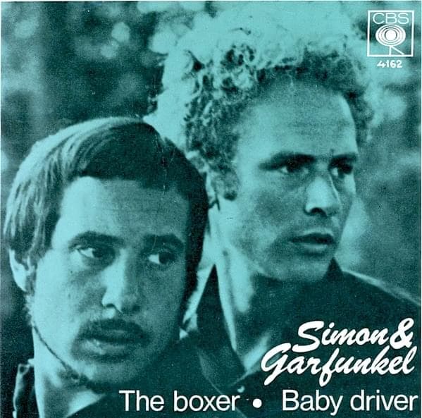 Album cover art for "The Boxer" by Paul Simon