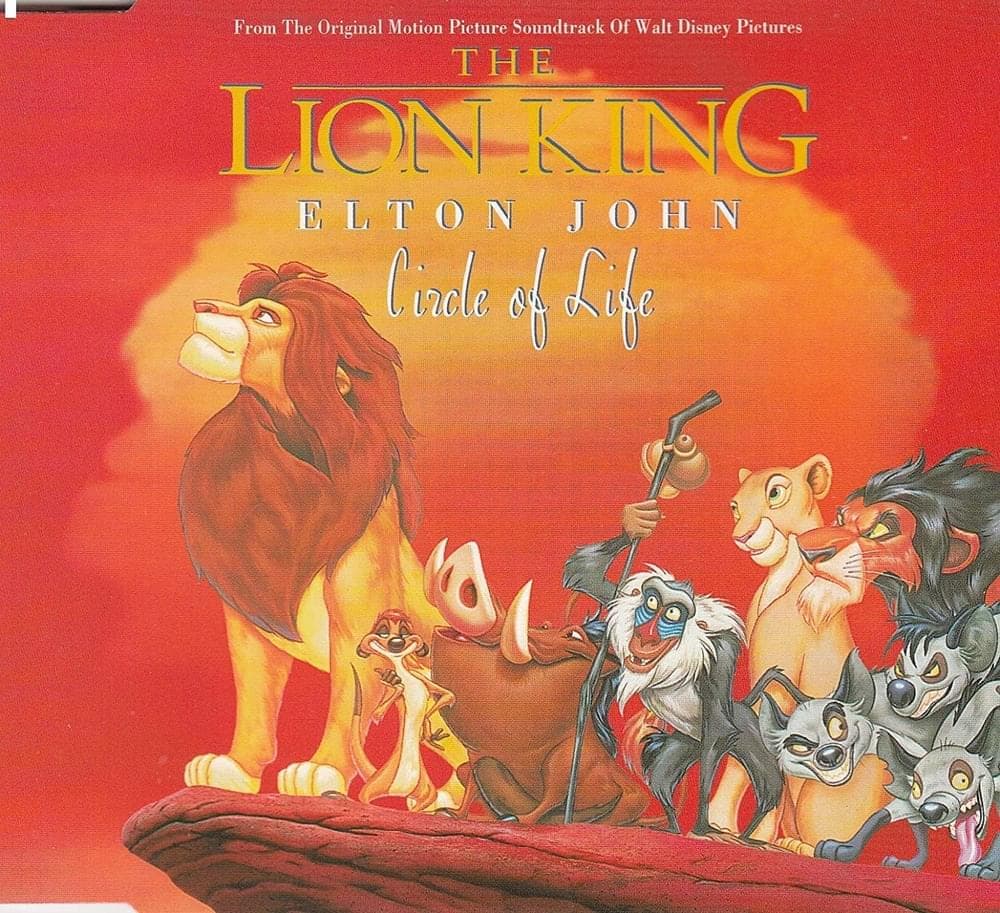 Album cover art for "Circle of Life" by Elton John