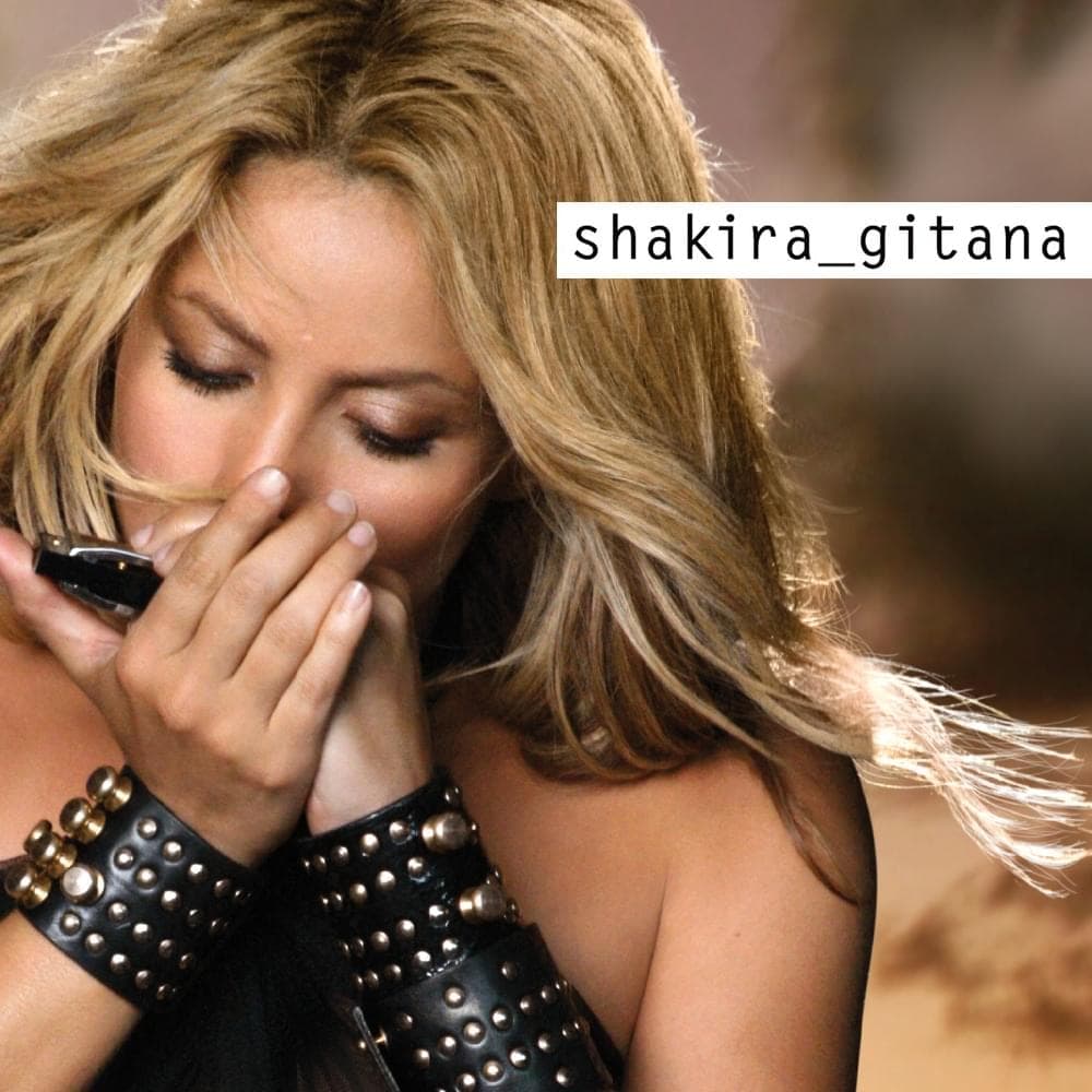 Album cover art for "Gitana" by Shakira