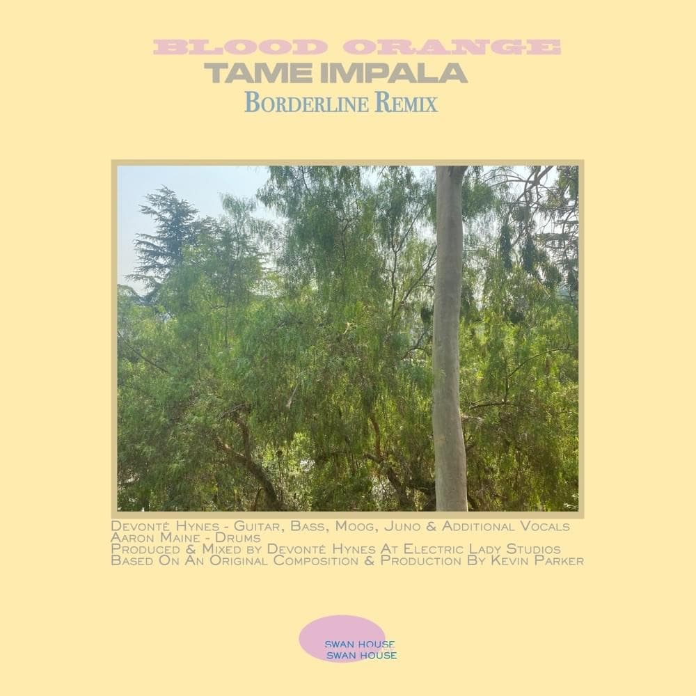 Album cover art for "Borderline (Blood Orange Remix)" by Tame Impala
