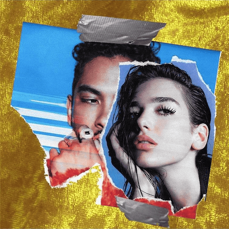 Album cover art for "Lost in Your Light" by Dua Lipa & Miguel