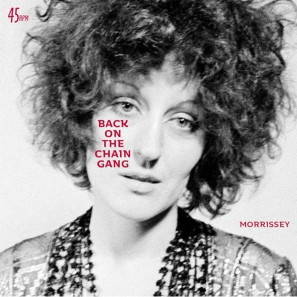Album cover art for "Back on the Chain Gang" by Morrissey
