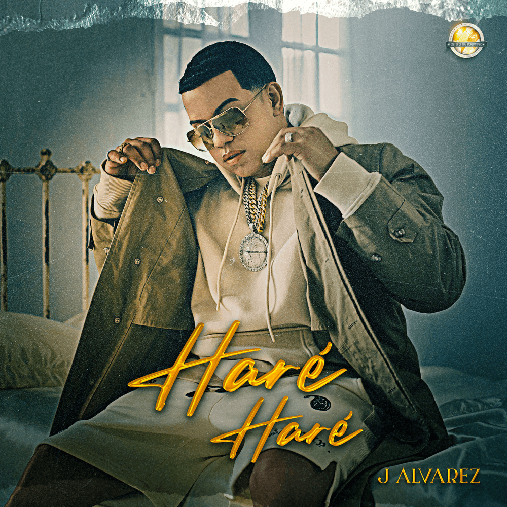 Album cover art for "Haré Haré" by J Álvarez