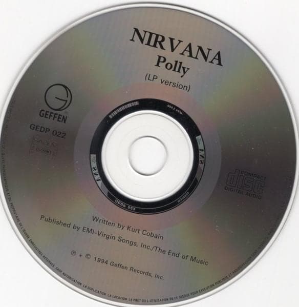 Album cover art for "Polly (Live Acoustic)" by Nirvana