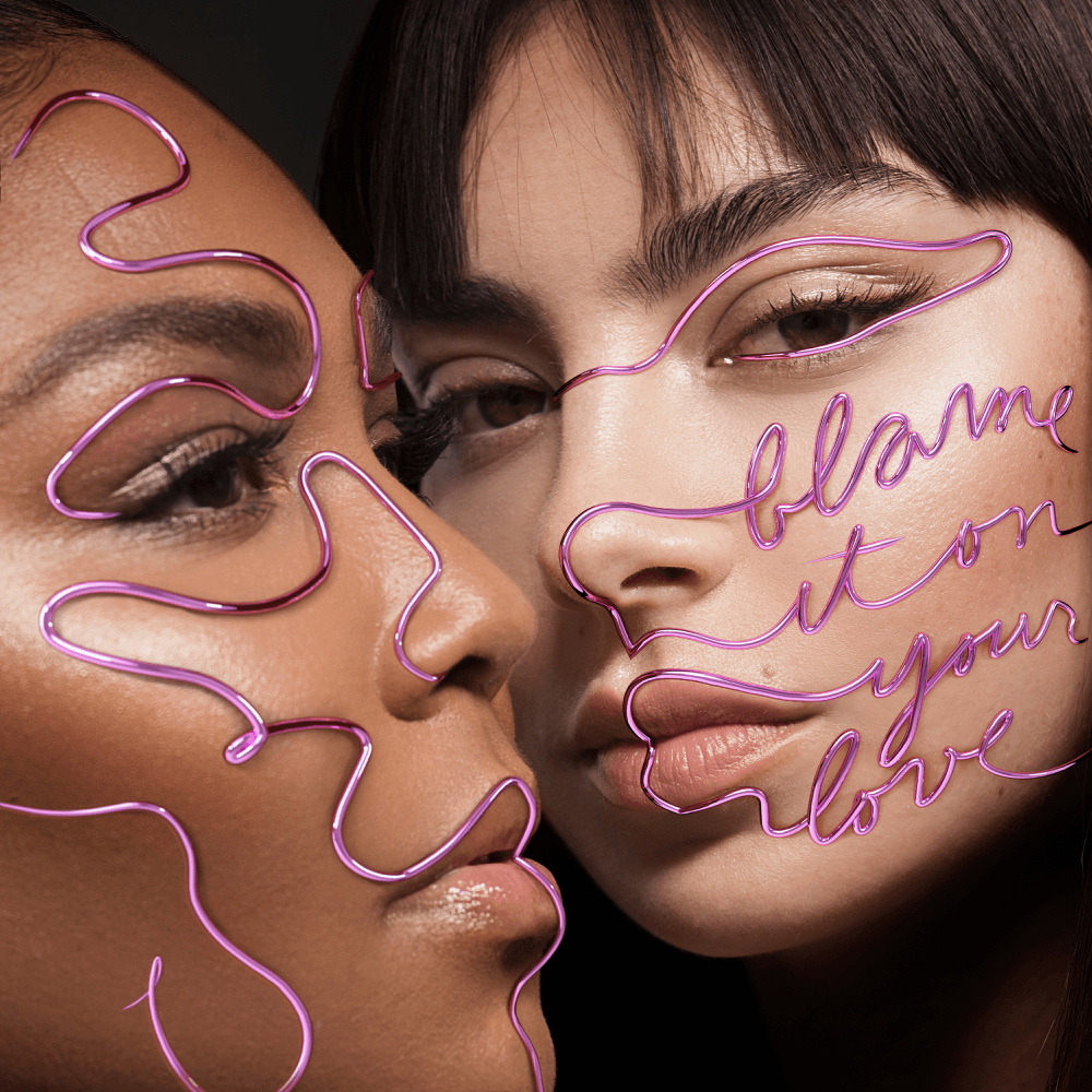 Album cover art for "Blame It on Your Love" by Charli xcx & Lizzo