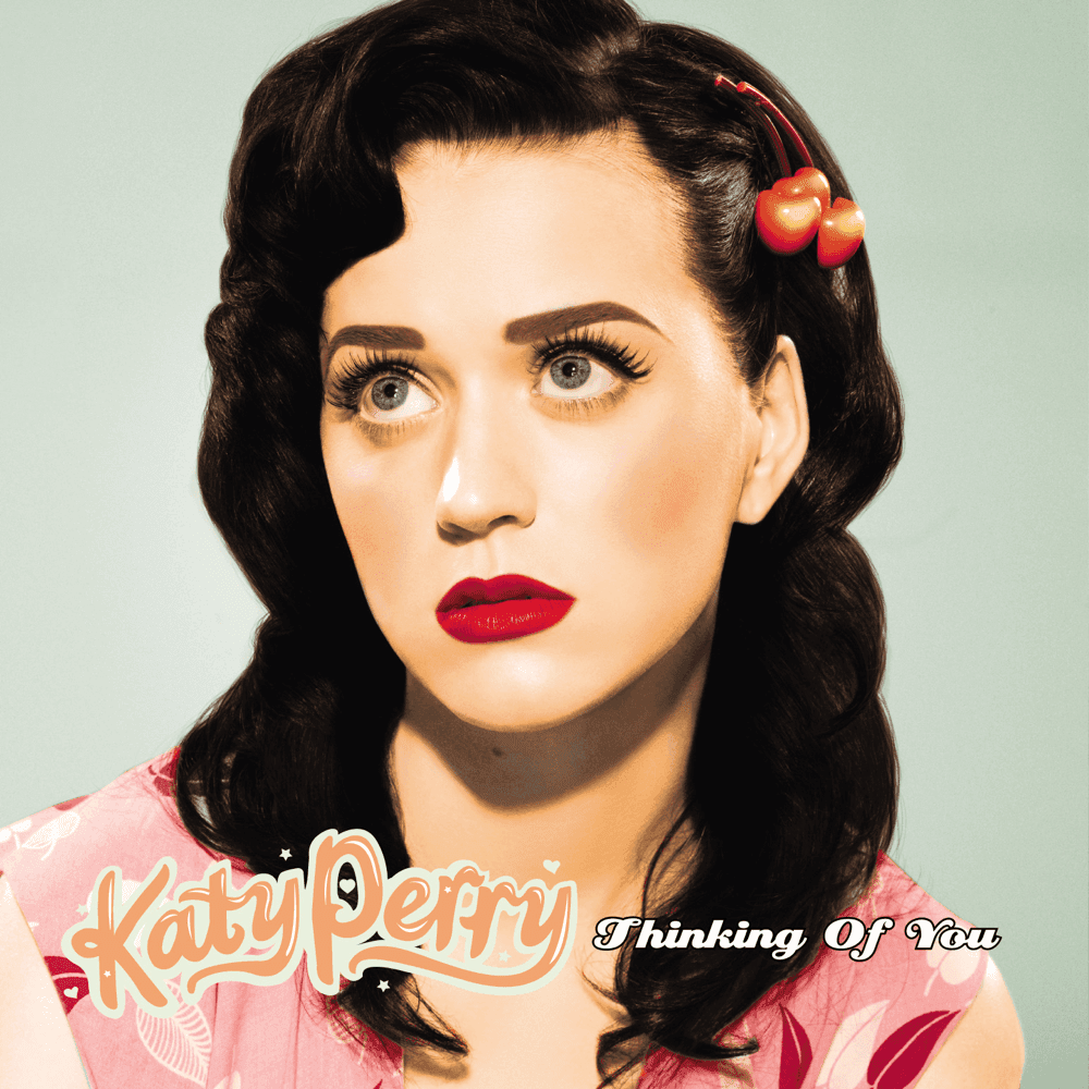 Album cover art for "Thinking Of You" by Katy Perry