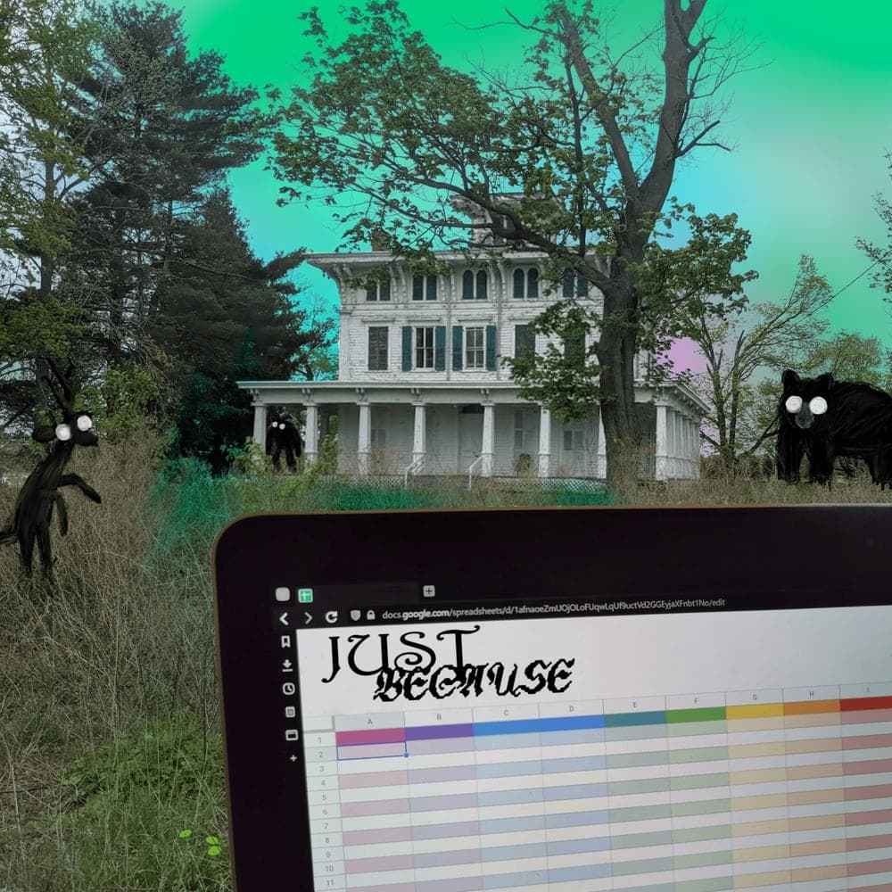 Album cover art for "Talking Just Because" by ​artbyFORM