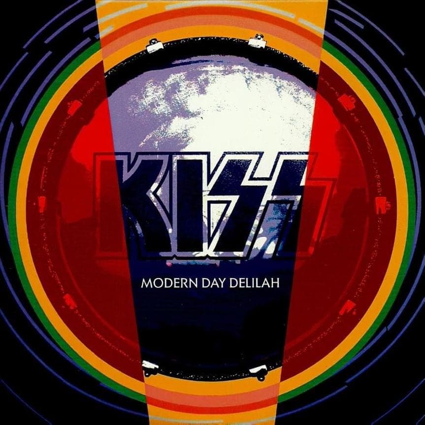 Album cover art for "Modern Day Delilah" by KISS