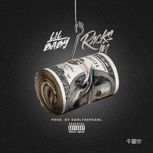 Album cover art for "Racks In" by Lil Baby