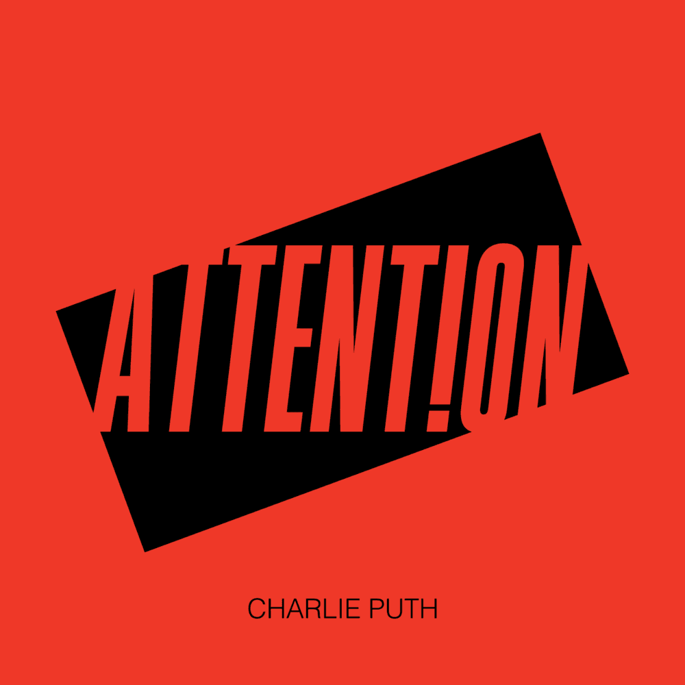 Album cover art for "Attention" by Charlie Puth
