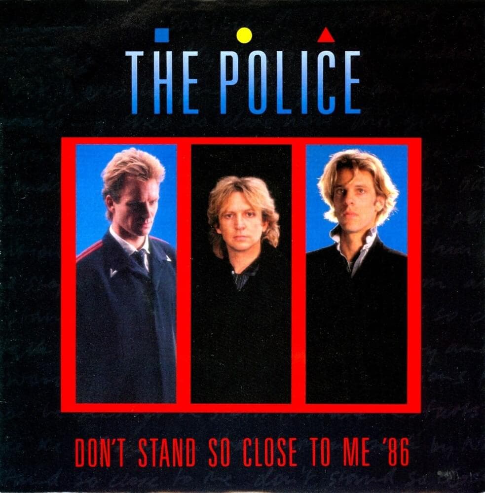 Album cover art for "Don't Stand So Close to Me '86" by The Police