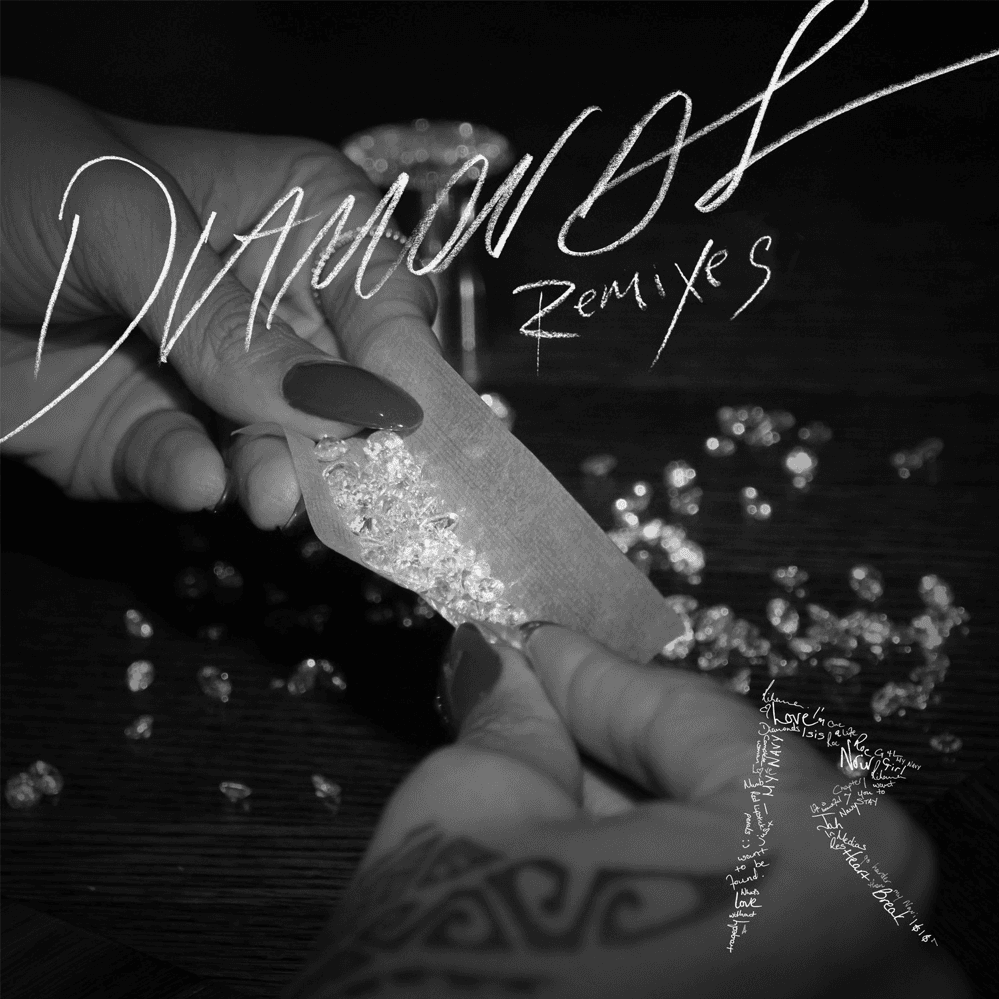 Album cover art for "Diamonds (Dave Audé 100 Extended Mix)" by Rihanna