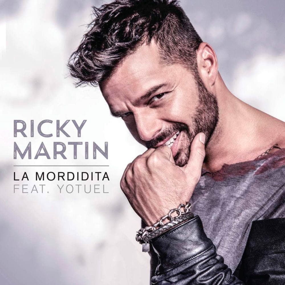 Album cover art for "La Mordidita" by Ricky Martin & Yotuel