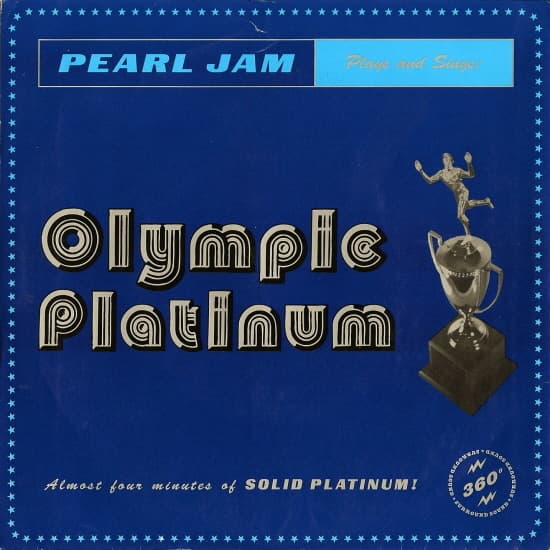 Album cover art for "Olympic Platinum" by Pearl Jam