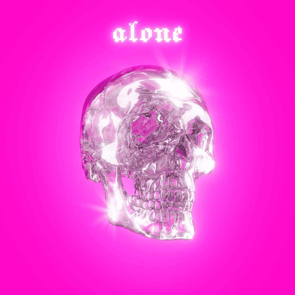 Album cover art for "Alone" by Slayyyter