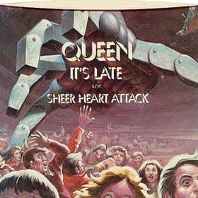 Album cover art for "It's Late" by Queen