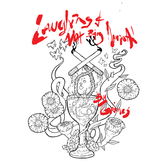 Album cover art for "​laughing and not being normal" by Grimes