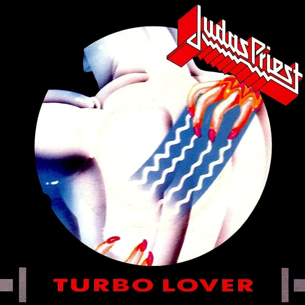 Album cover art for "Turbo Lover" by Judas Priest