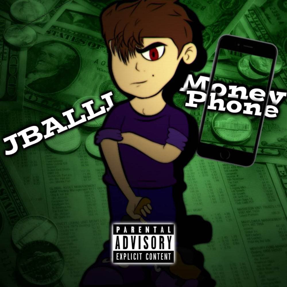Album cover art for "Money Phone" by J Balli