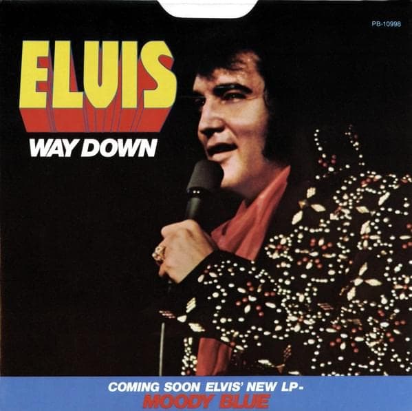 Album cover art for "Way Down" by Elvis Presley