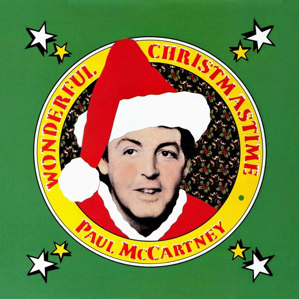 Album cover art for "Wonderful Christmastime" by Paul McCartney