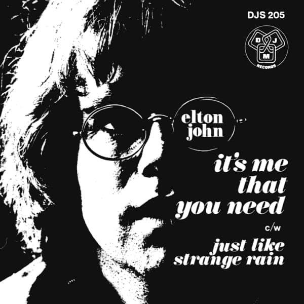 Album cover art for "It's Me That You Need" by Elton John