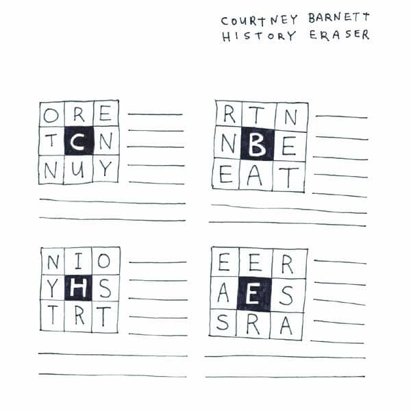 Album cover art for "History Eraser" by Courtney Barnett