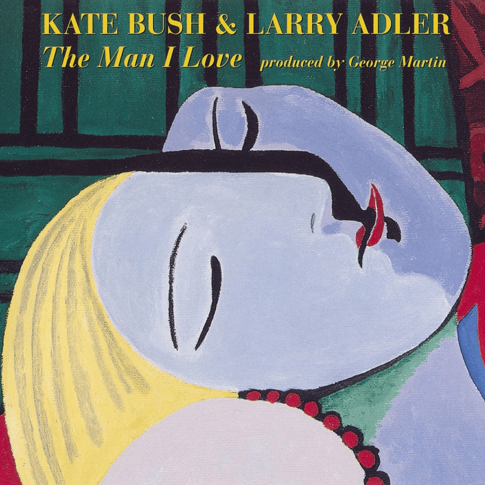 Album cover art for "The Man I Love" by Kate Bush & Larry Adler