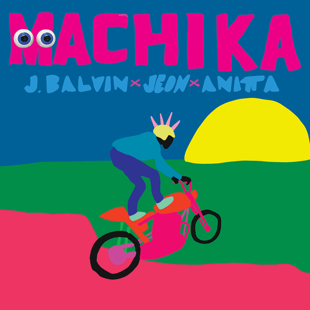 Album cover art for "Machika" by J Balvin