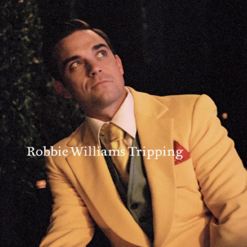 Album cover art for "Tripping" by Robbie Williams