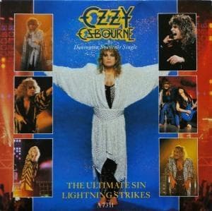 Album cover art for "The Ultimate Sin" by Ozzy Osbourne