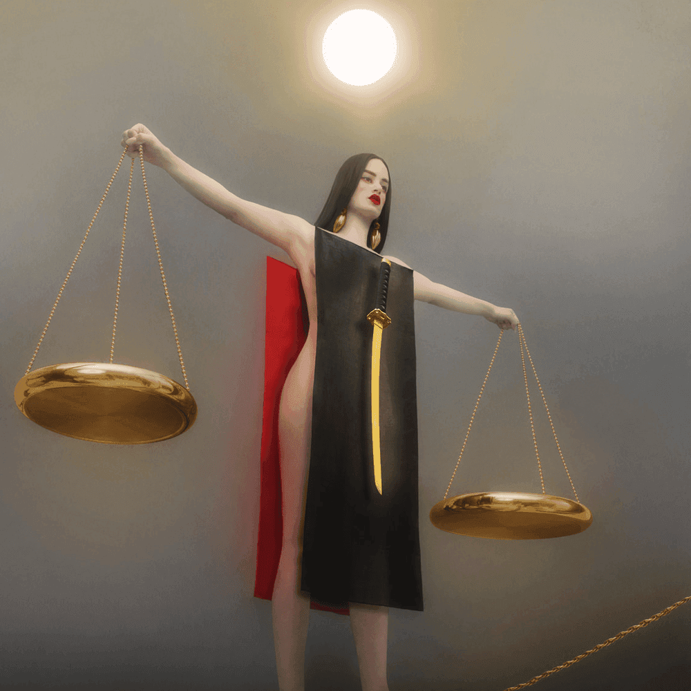 Album cover art for "MALDICIÓN (Cap.10: Cordura)" by ROSALÍA