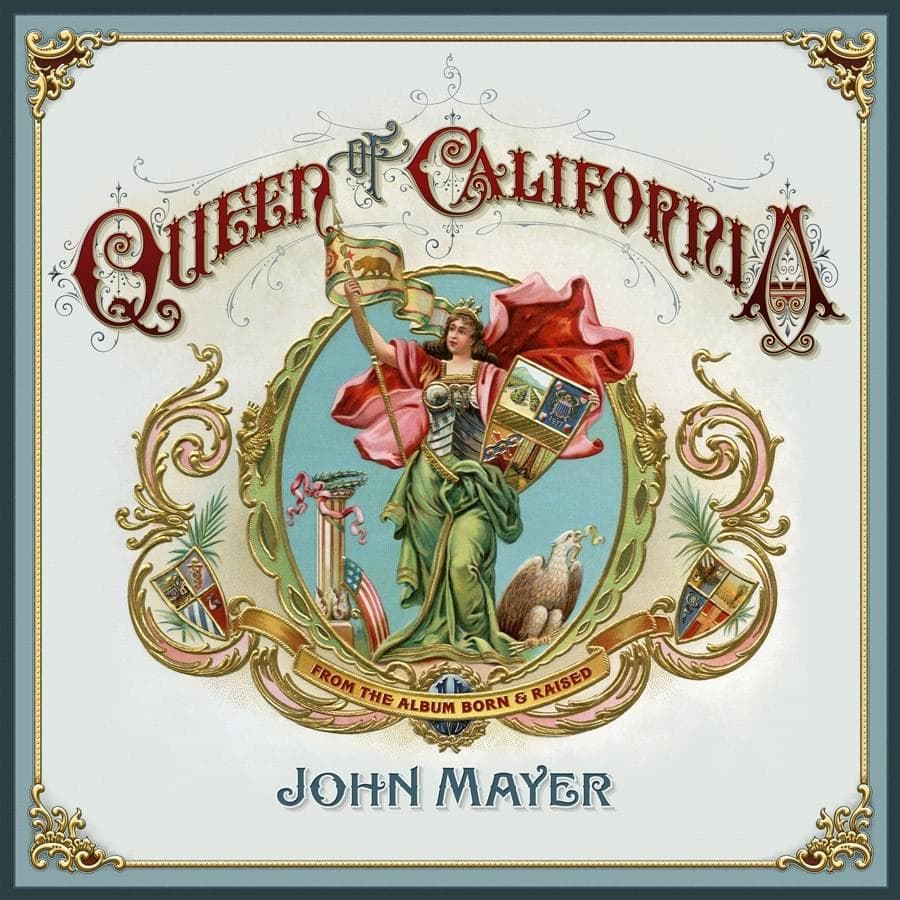 Album cover art for "Queen of California" by John Mayer