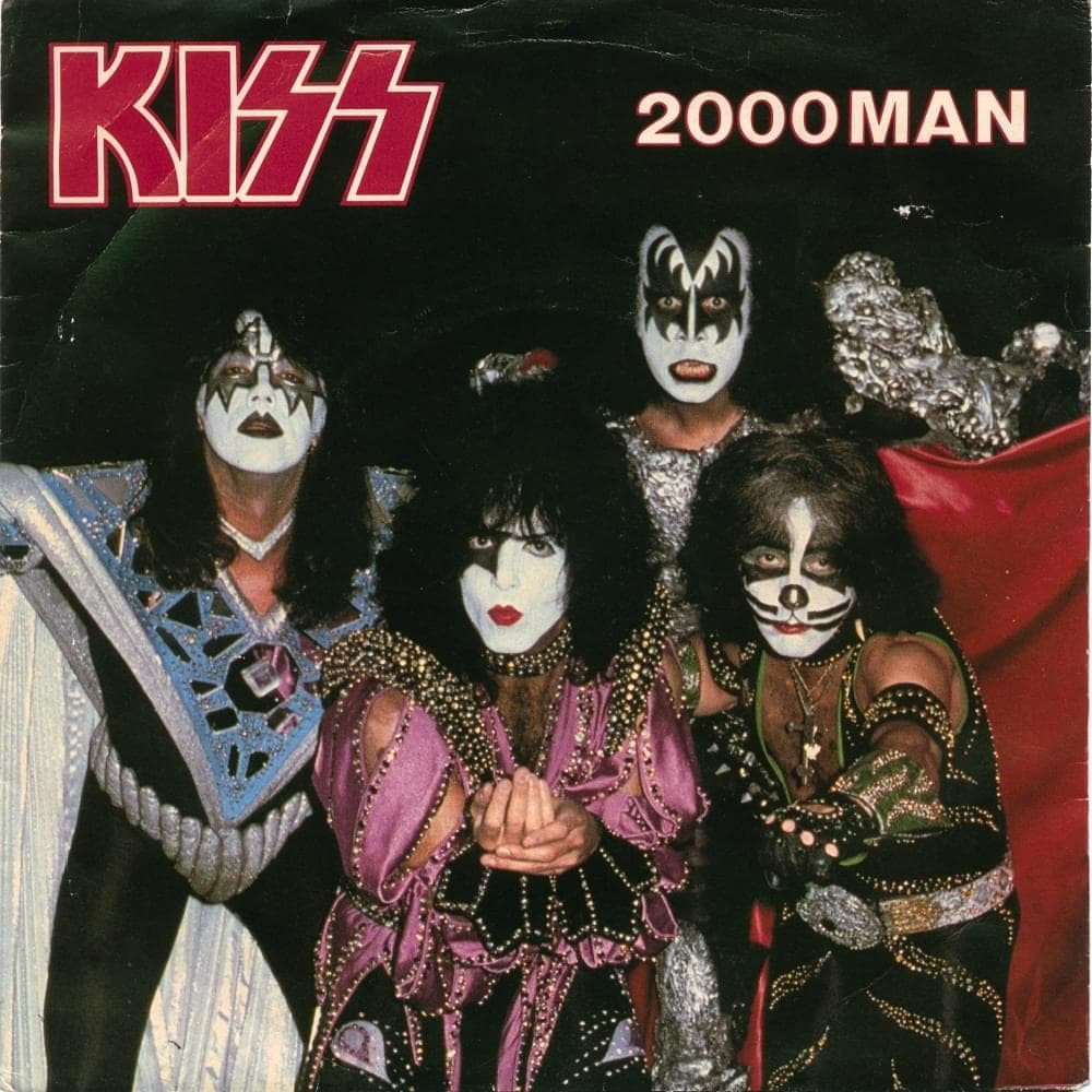 Album cover art for "2,000 Man" by KISS
