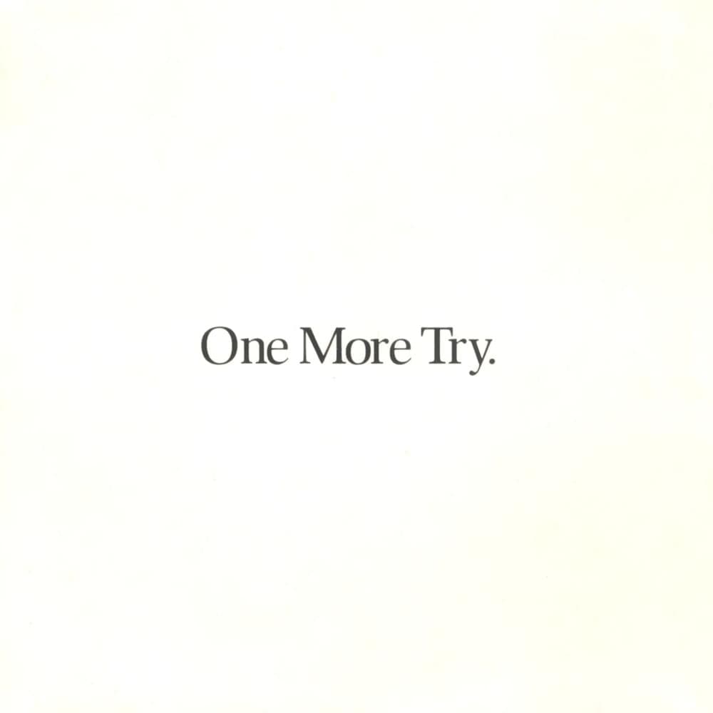 Album cover art for "One More Try" by George Michael