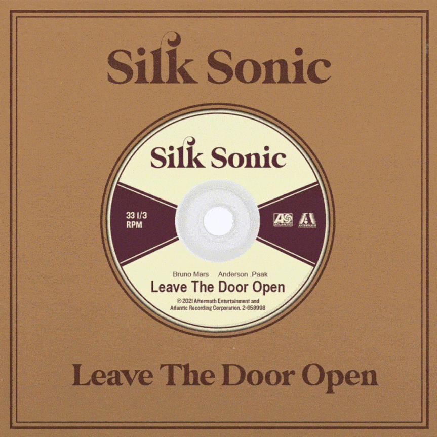 Album cover art for "Leave The Door Open" by Bruno Mars